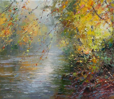 Sunlight through the trees, Clappersgate, Lake District 